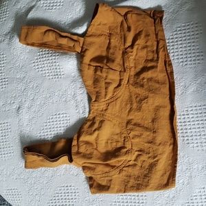 Shein crop top gold ✨ color Xlg